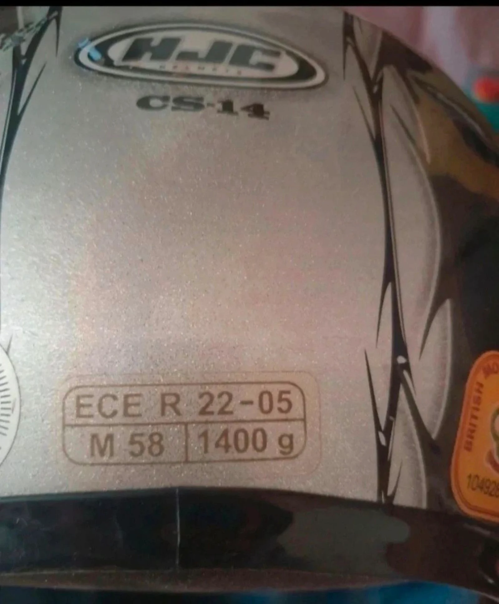 Hjc motorcycle helmet size M – photo 3